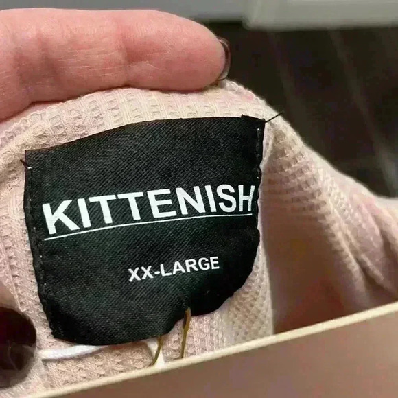 Kittenish babe, thermal crop top - Picture 4 of 8